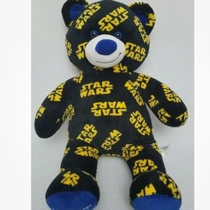 Build a Bear Star Wars Teddy Bear Plush Stuffed Animal ~
Black ~ Blue ~ Yellow
